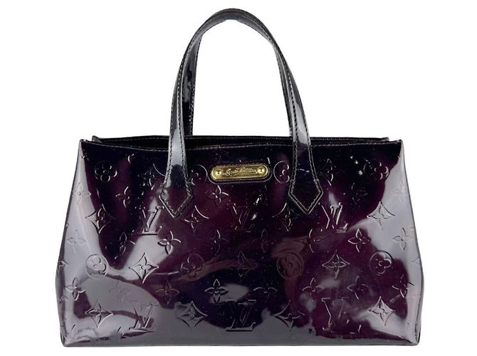 Bolso Louis Vuitton Monogram Vernis Wilshire PM Burdeos