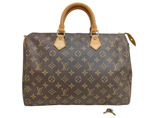 Bolsa Louis Vuitton Speedy Monogram Canvas 35 Marrom