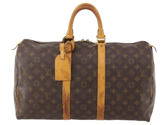 Louis Vuitton Keepall Monogram Canvas 45 Marron