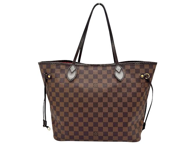 Borsa a tracolla Louis Vuitton Neverfull MM Damier Marrone