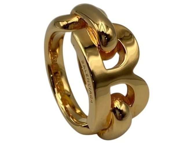Bague B Chain Balenciaga Doré