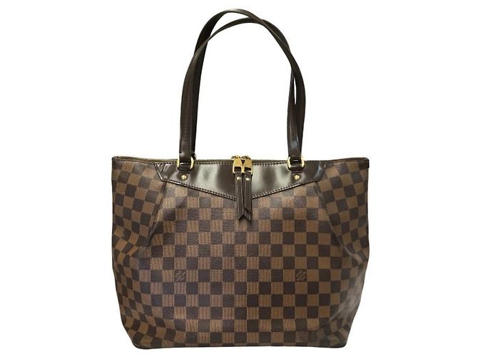 Sac cabas Louis Vuitton Damier Westminster PM Marron Damier ebène
