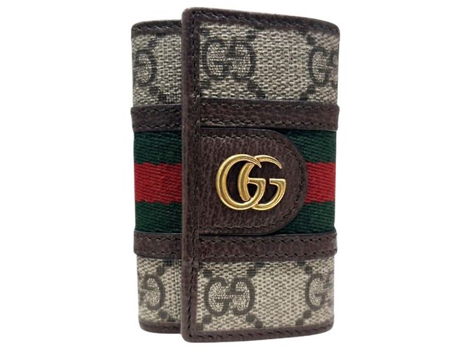 Gucci Ophidia GG Supreme Leather Key Case