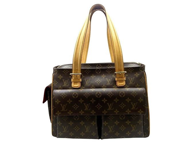 Bolsa de ombro tote Louis Vuitton Monogram Marrom