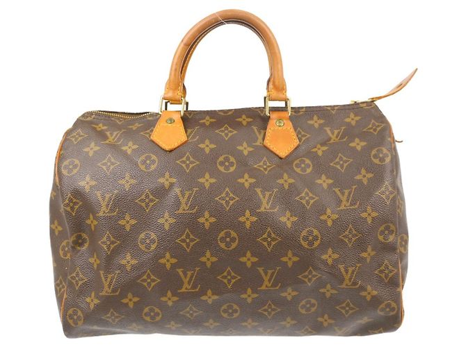Louis Vuitton Speedy Monogram Canvas 35 Brown