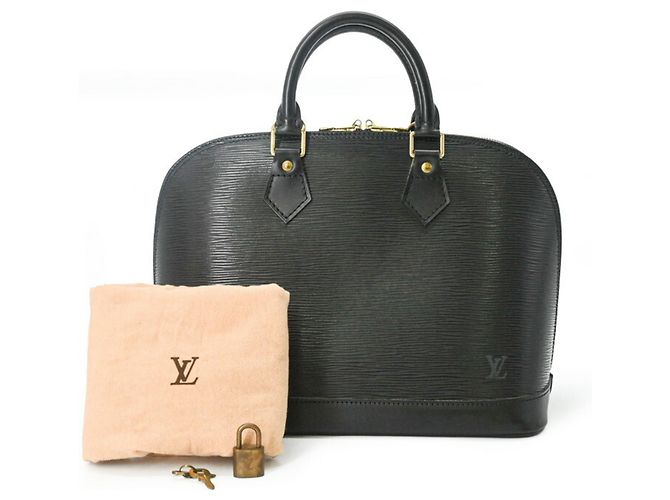 Sac à main Louis Vuitton Alma Epi Noir