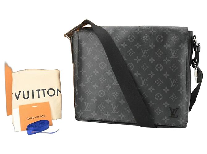 Borsa a Spalla Louis Vuitton District MM NM Nero