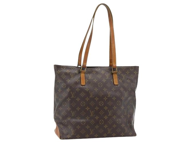 LOUIS VUITTON Bolsa Tote Monogram Cabas Mezzo M51151 LV Auth ka4550 Monograma