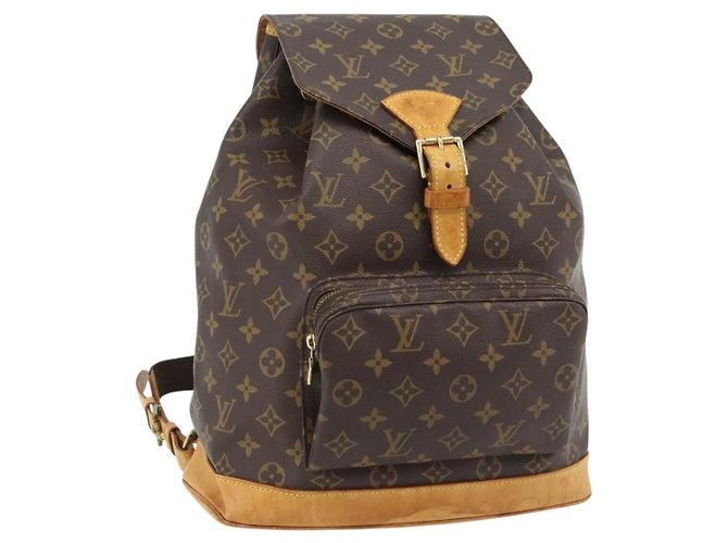 LOUIS VUITTON Monogram Montsouris GM Backpack M51135 LV Auth bs35317 Monogramme