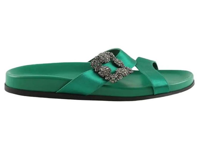 Manolo Blahnik Mules verdes