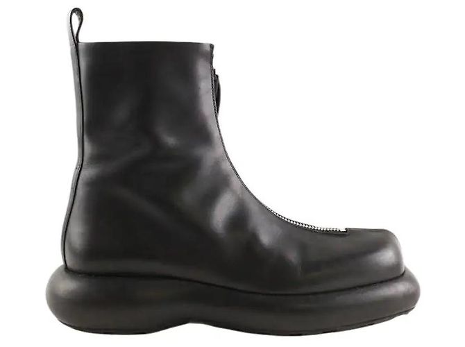 Jil Sander Black biker boots