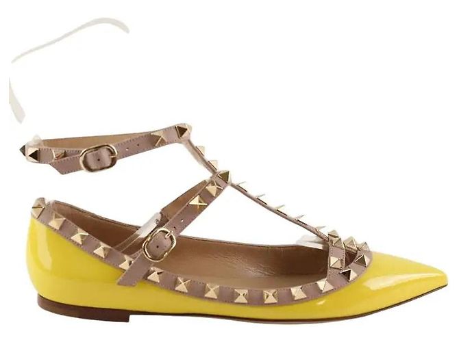 Valentino Yellow espadrilles