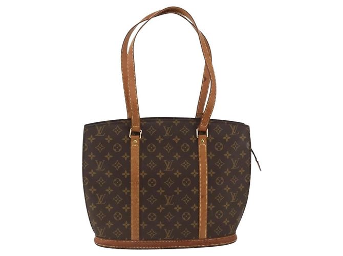 Borsa Babylone Louis Vuitton in tela Monogram Marrone
