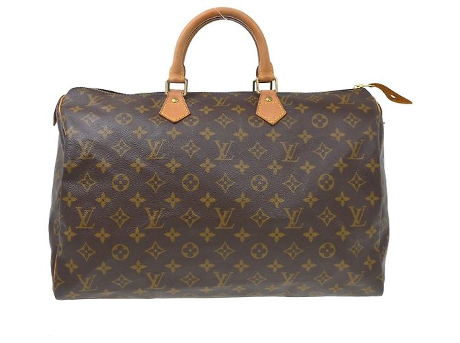 Louis Vuitton Speedy Monogram Canvas 40 Marrone