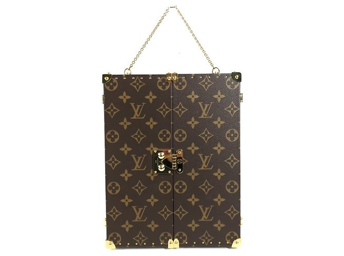 Miroir Coffret Monogram Louis Vuitton Home Marron