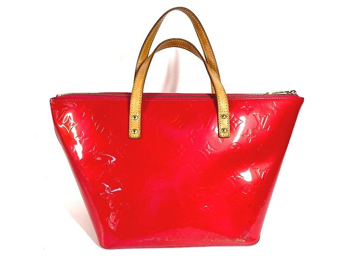 Sac cabas Louis Vuitton Monogram Vernis Bellevue PM Rose