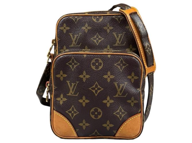Louis Vuitton Amazon Monogram Shoulder Bag Brown