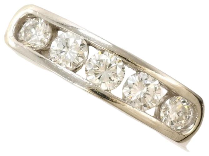 Autre Marque Platinring mit Diamant