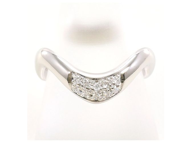 Autre Marque Platin-Diamant-Ring 