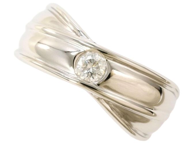 Autre Marque PT850 Platinring mit Diamant