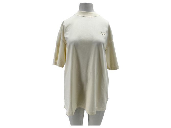 Autre Marque T-shirt ecru de mangas curtas Branco