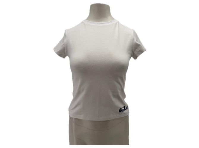 Autre Marque T-shirt bianca in cotone ALFIE UNDERDAYS Bianco