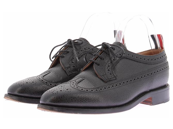 Thom Browne Derbies negras de piel Negro