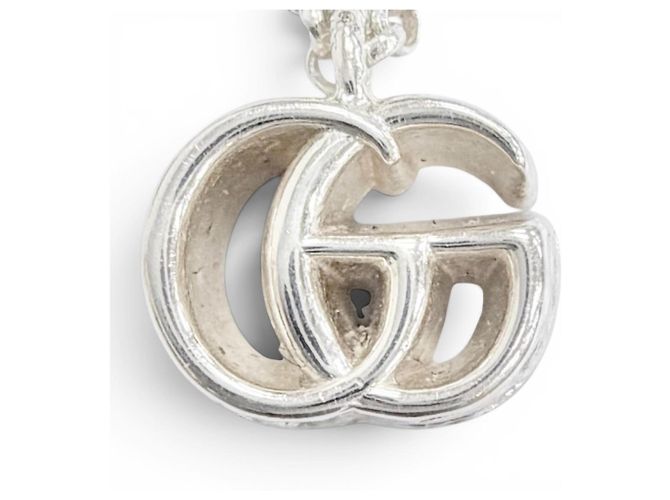 Collar Gucci 770724 Double G Plata