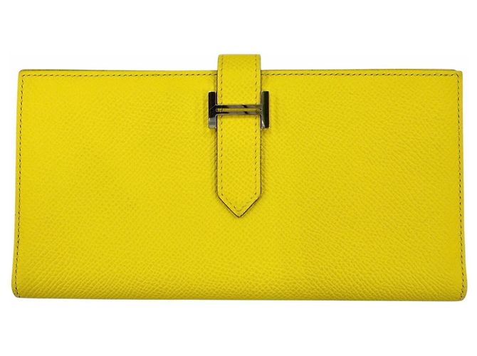 Hermès Hermes Bearn Soufflé Veau Epsom Long Wallet