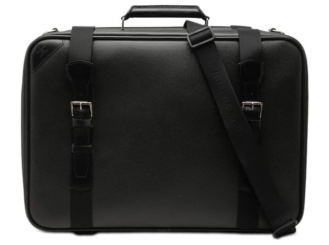 Louis Vuitton Black Taiga Satellite 53 Luggage