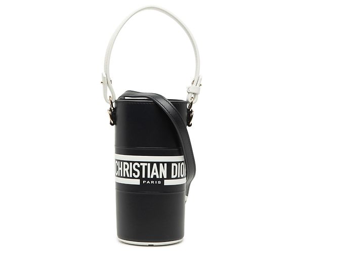 Dior Black Leather Vibe Bottle Holder