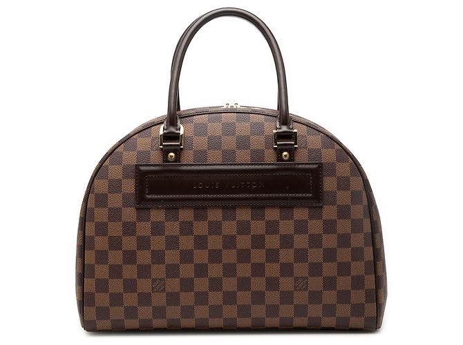 Louis Vuitton Marrón Damier Ebene Nolita Castaño