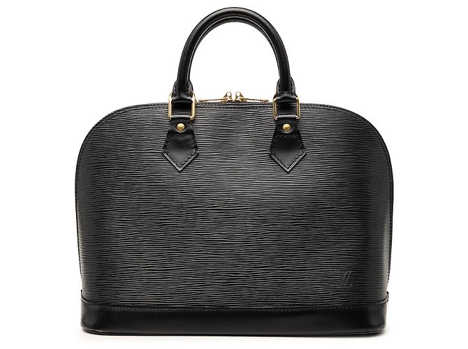 Louis Vuitton Alma PM in pelle Epi nera Nero