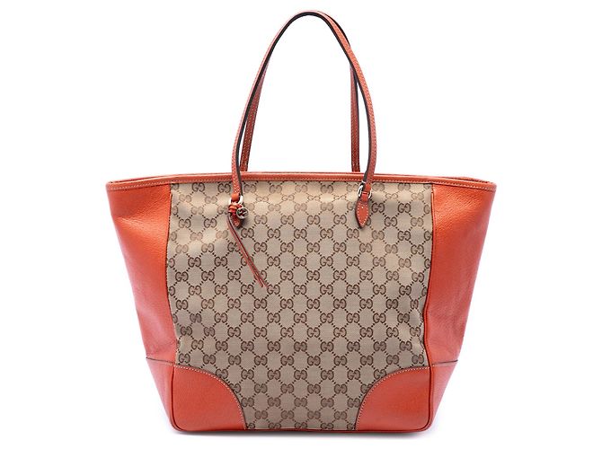 Gucci Beige GG Canvas Bree Tote