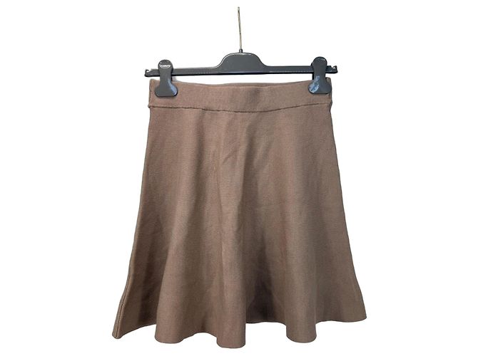 Autre Marque YAS brauner Strickrock