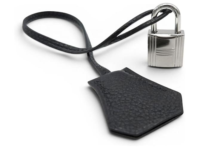 Hermès NUOVO SET HERMES LUCCHETTO + TIRANTE ZIP CON CAMPANELLO PER BORSA KELLY Nero 