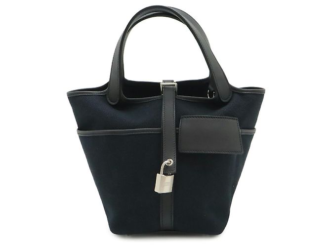 Hermès Sac cabas Hermes Picotin Lock Black Noir