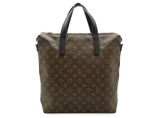 Louis Vuitton Monogram Macassar Kitan Tote Bag Braun