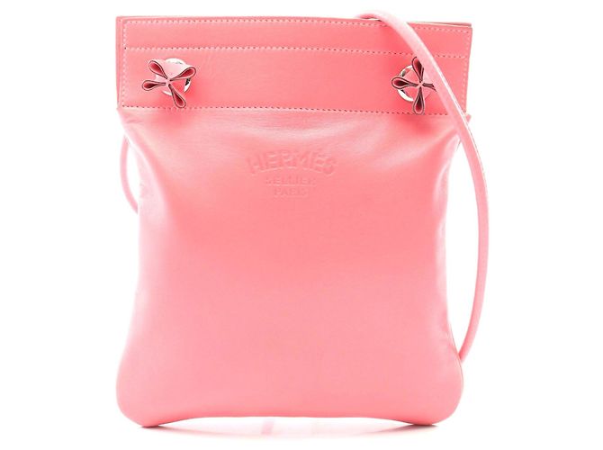 Hermès Borsa a tracolla Aline Mini in pelle Hermes Rosa