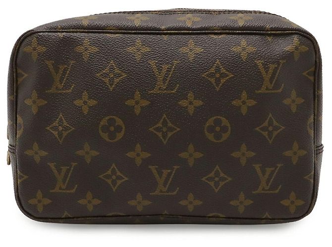 Beauty case Louis Vuitton Monogram Marrone