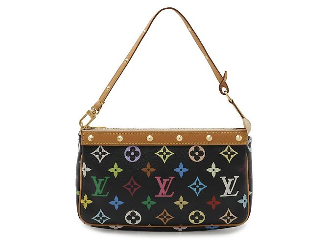 Louis Vuitton Monogram Pochette Accessoires Clutch Black