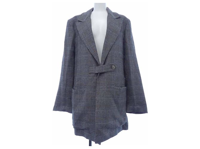STUDIO NICHOLSON Wool Blend Jacket Brown