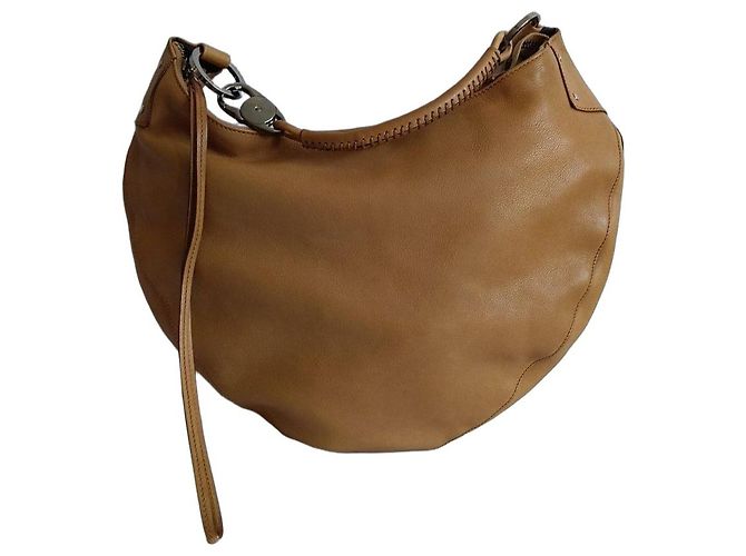 Borsa a spalla Gucci in pelle marrone