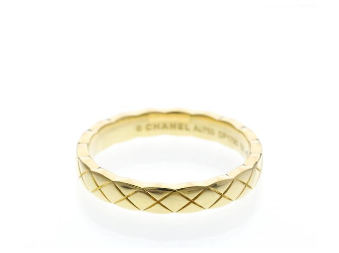 Bague bandeau Chanel Coco Crush Mini Doré