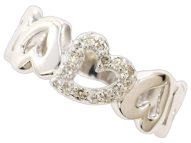 Autre Marque 14K Weißgold Diamantring Golden