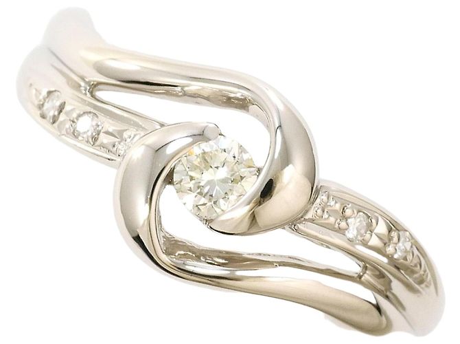 Autre Marque Platin-Diamant-Ring 