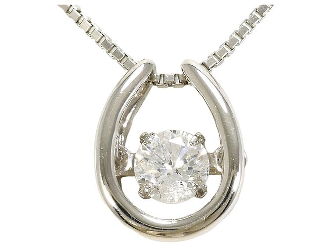 Autre Marque Collar de platino PT900 y diamantes