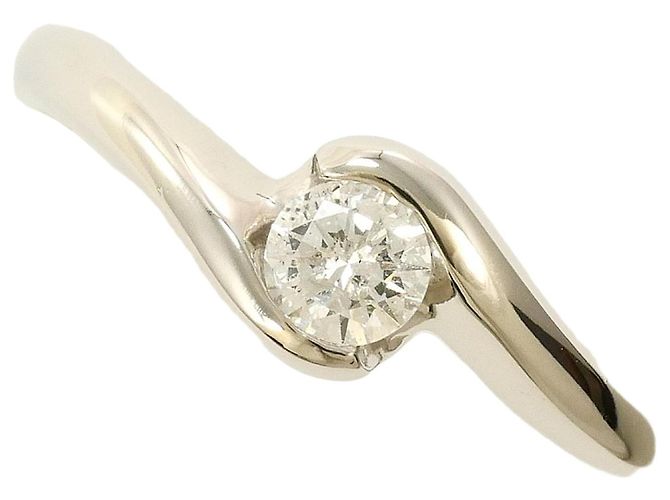 Autre Marque PT900 Platinring mit Diamant
