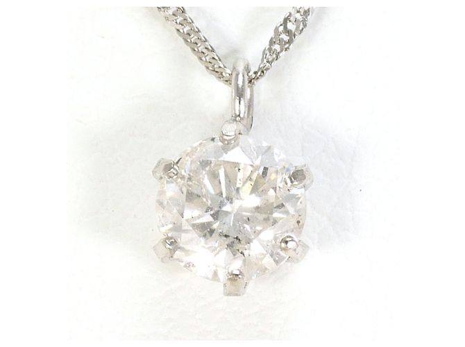 Autre Marque Platin-Diamant-Halskette