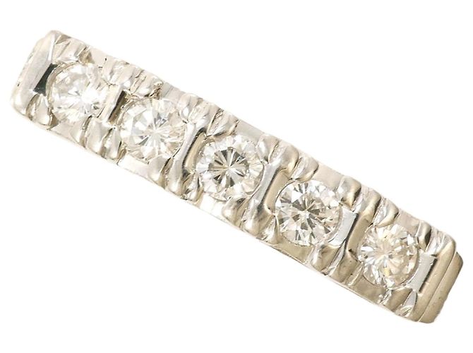 Autre Marque Platinring mit 0,17 Carat Diamant